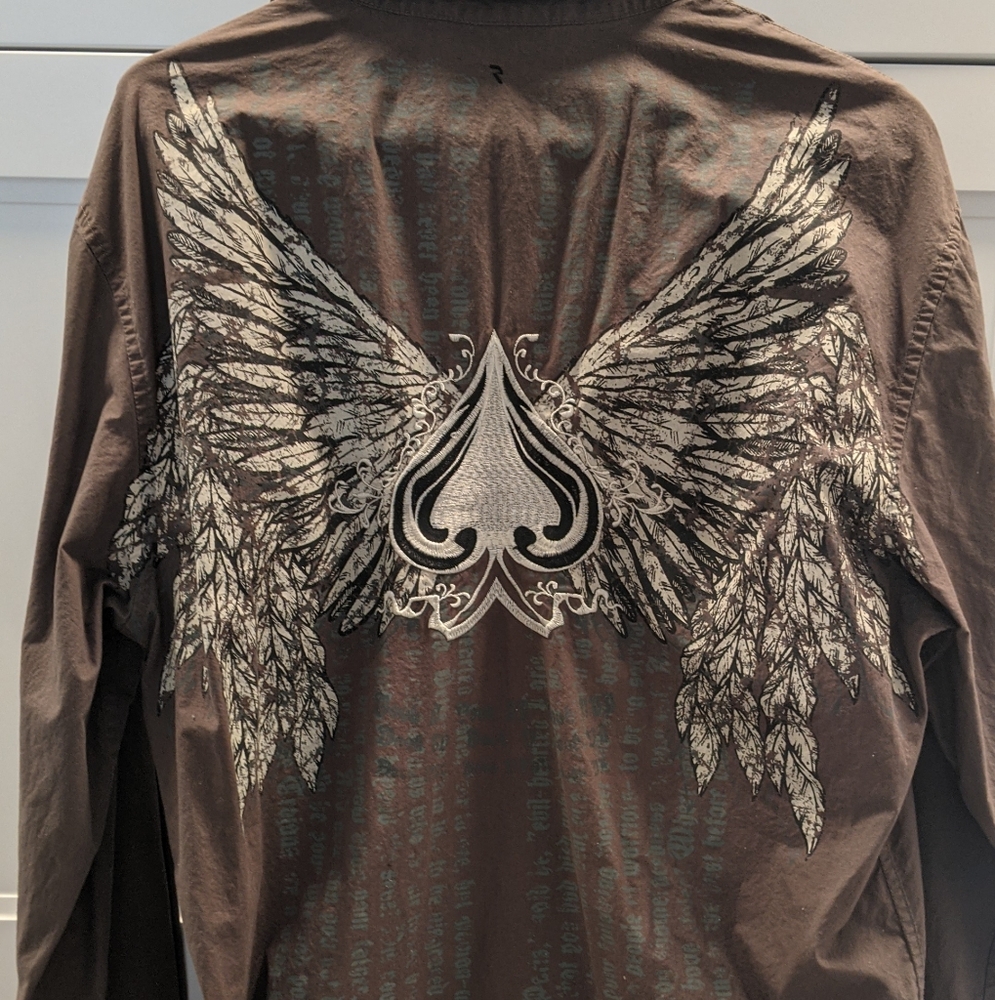 Men's Roar Shirt - Cross Stitch - L/S - L